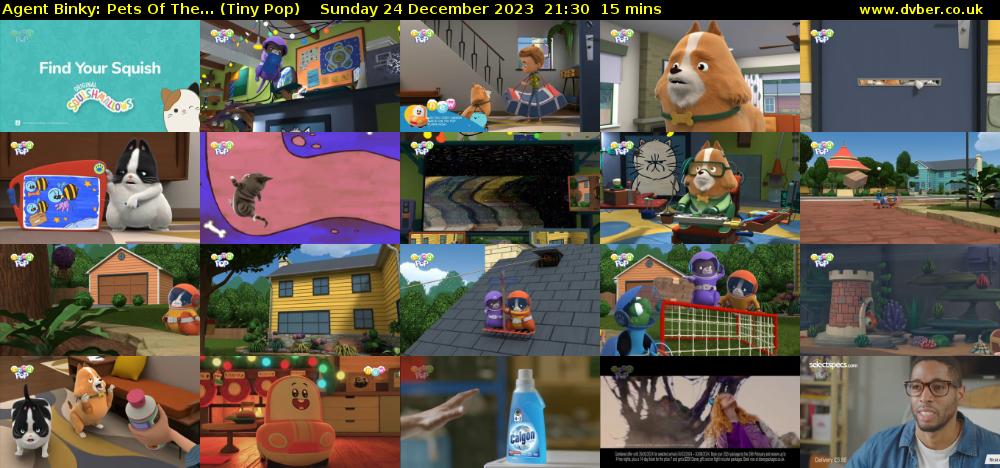 Agent Binky: Pets Of The... (Tiny Pop) Sunday 24 December 2023 21:30 - 21:45
