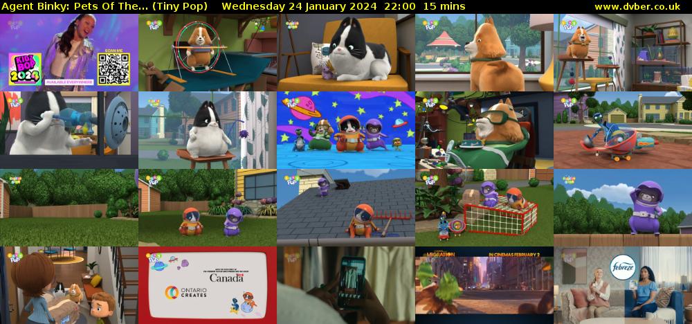 Agent Binky: Pets Of The... (Tiny Pop) Wednesday 24 January 2024 22:00 - 22:15