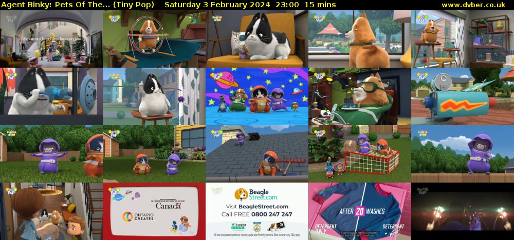 Agent Binky: Pets Of The... (Tiny Pop) Saturday 3 February 2024 23:00 - 23:15