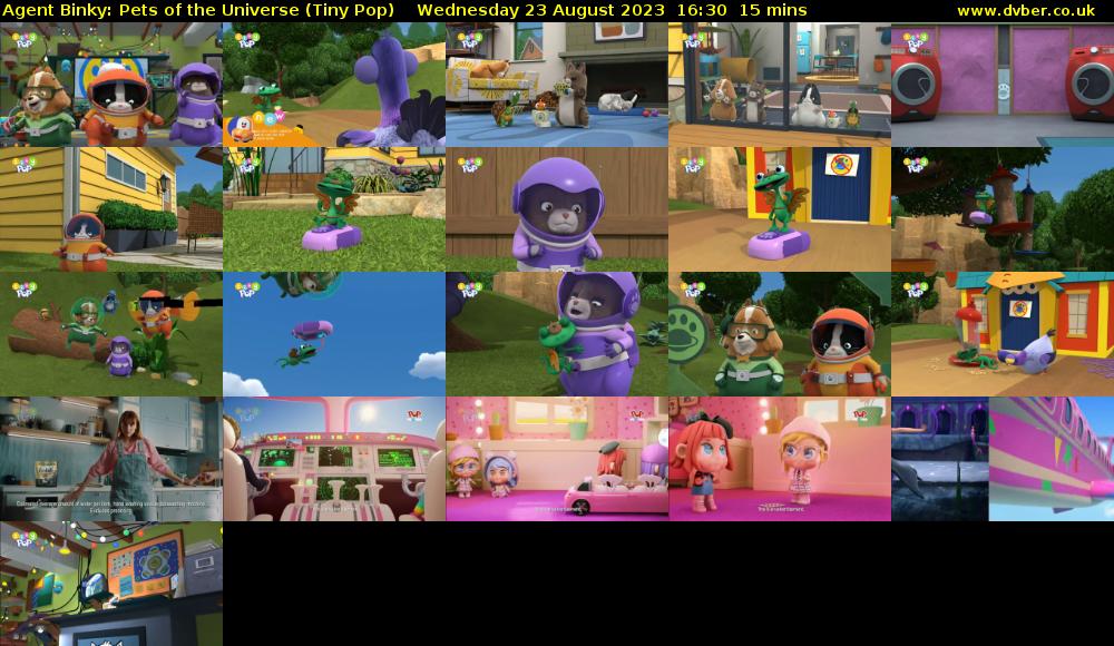 Agent Binky: Pets Of The Universe (Tiny Pop) Wednesday 23 August 2023 16:30 - 16:45