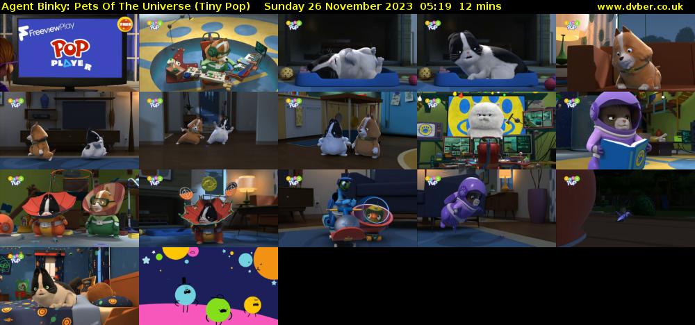 Agent Binky: Pets Of The Universe (Tiny Pop) Sunday 26 November 2023 05:19 - 05:31