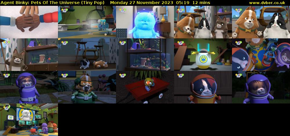 Agent Binky: Pets Of The Universe (Tiny Pop) Monday 27 November 2023 05:19 - 05:31