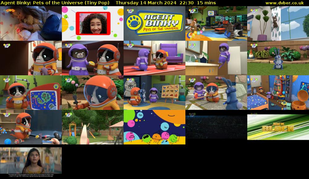 Agent Binky: Pets Of The Universe (Tiny Pop) Thursday 14 March 2024 22:30 - 22:45