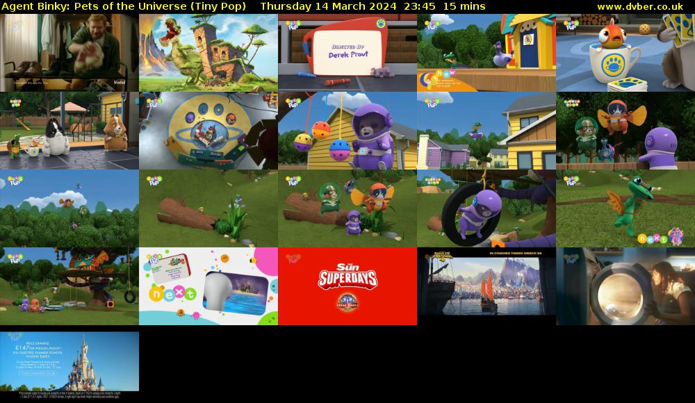Agent Binky: Pets Of The Universe (Tiny Pop) Thursday 14 March 2024 23:45 - 00:00
