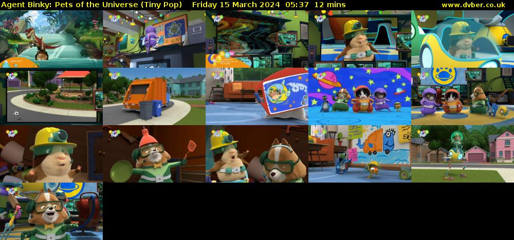Agent Binky: Pets Of The Universe (Tiny Pop) Friday 15 March 2024 05:37 - 05:49