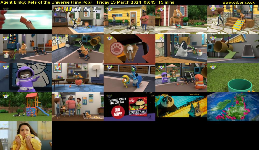 Agent Binky: Pets Of The Universe (Tiny Pop) Friday 15 March 2024 09:45 - 10:00