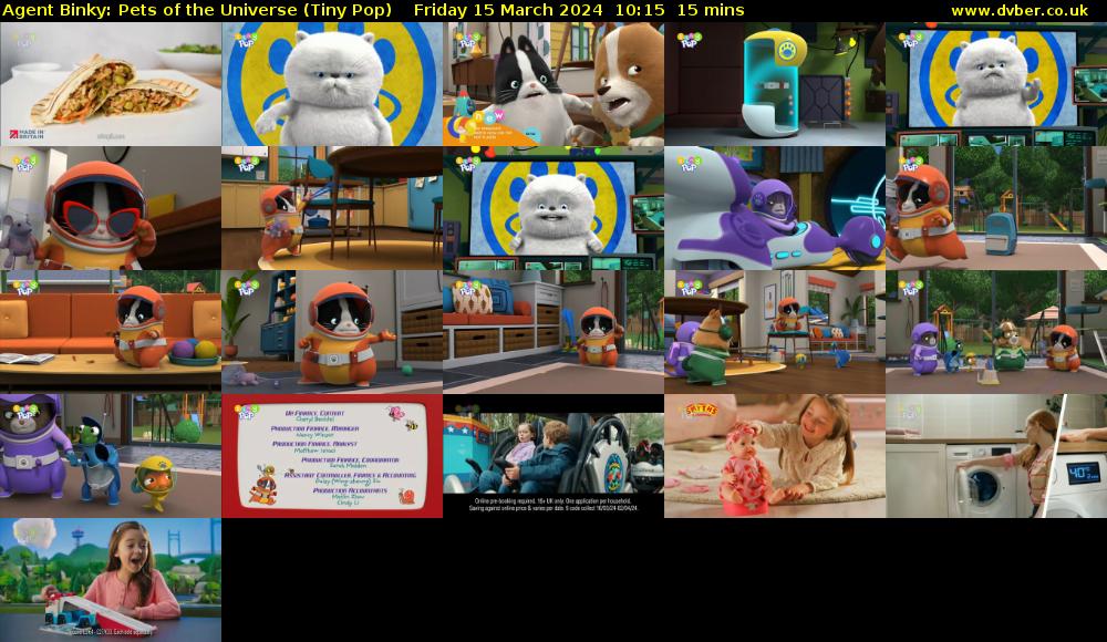 Agent Binky: Pets Of The Universe (Tiny Pop) Friday 15 March 2024 10:15 - 10:30