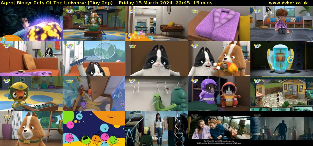 Agent Binky: Pets Of The Universe (Tiny Pop) Friday 15 March 2024 22:45 - 23:00