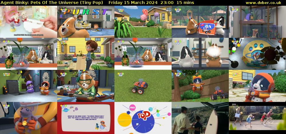 Agent Binky: Pets Of The Universe (Tiny Pop) Friday 15 March 2024 23:00 - 23:15