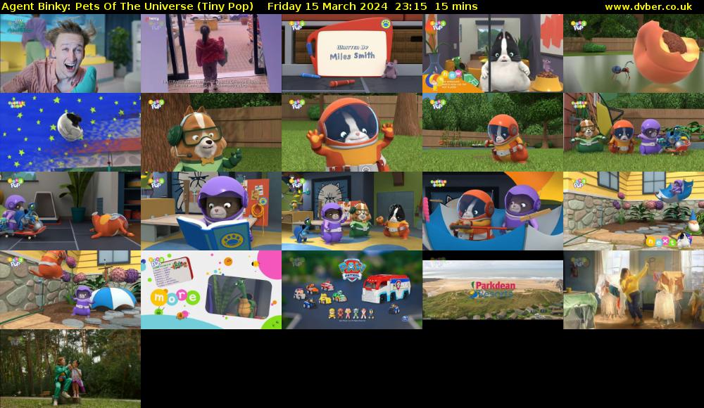 Agent Binky: Pets Of The Universe (Tiny Pop) Friday 15 March 2024 23:15 - 23:30