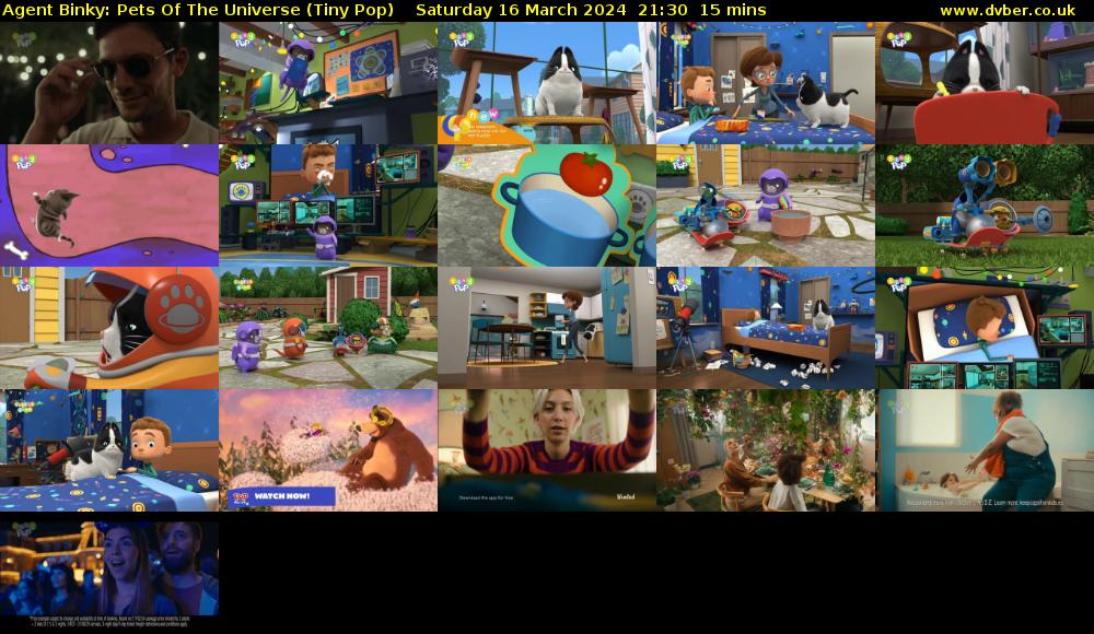 Agent Binky: Pets Of The Universe (Tiny Pop) Saturday 16 March 2024 21:30 - 21:45
