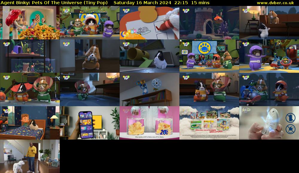 Agent Binky: Pets Of The Universe (Tiny Pop) Saturday 16 March 2024 22:15 - 22:30