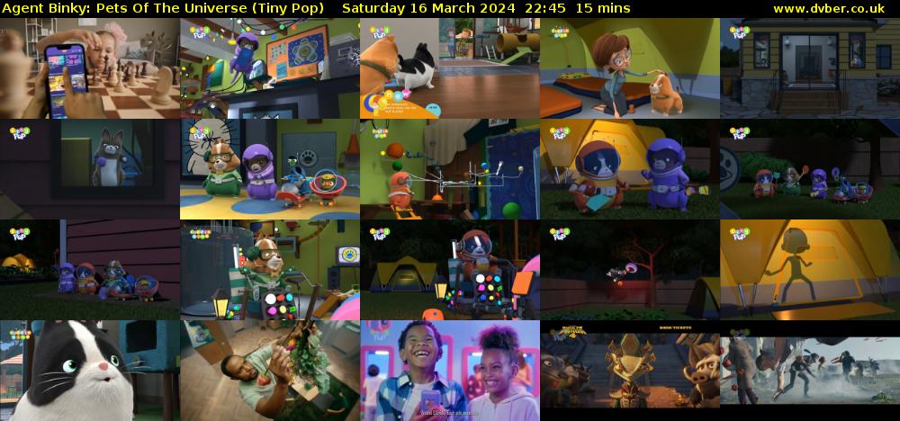 Agent Binky: Pets Of The Universe (Tiny Pop) Saturday 16 March 2024 22:45 - 23:00