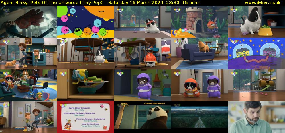 Agent Binky: Pets Of The Universe (Tiny Pop) Saturday 16 March 2024 23:30 - 23:45