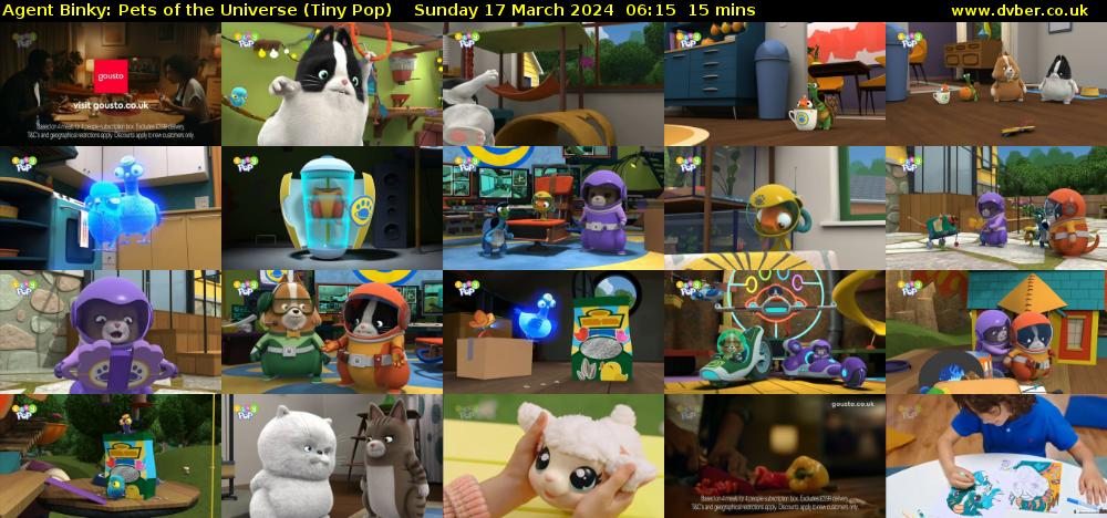 Agent Binky: Pets Of The Universe (Tiny Pop) Sunday 17 March 2024 06:15 - 06:30