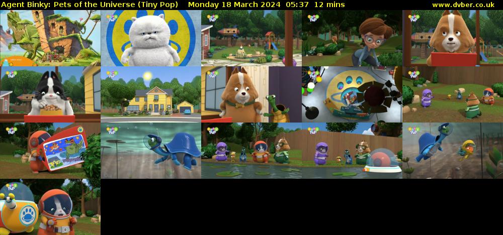 Agent Binky: Pets Of The Universe (Tiny Pop) Monday 18 March 2024 05:37 - 05:49