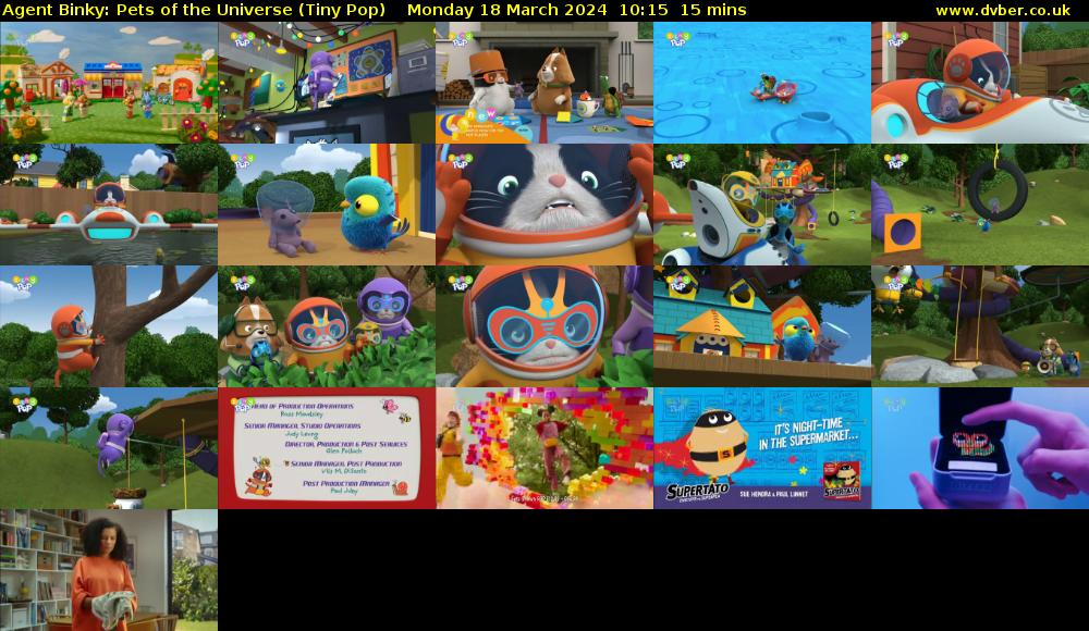 Agent Binky: Pets Of The Universe (Tiny Pop) Monday 18 March 2024 10:15 - 10:30