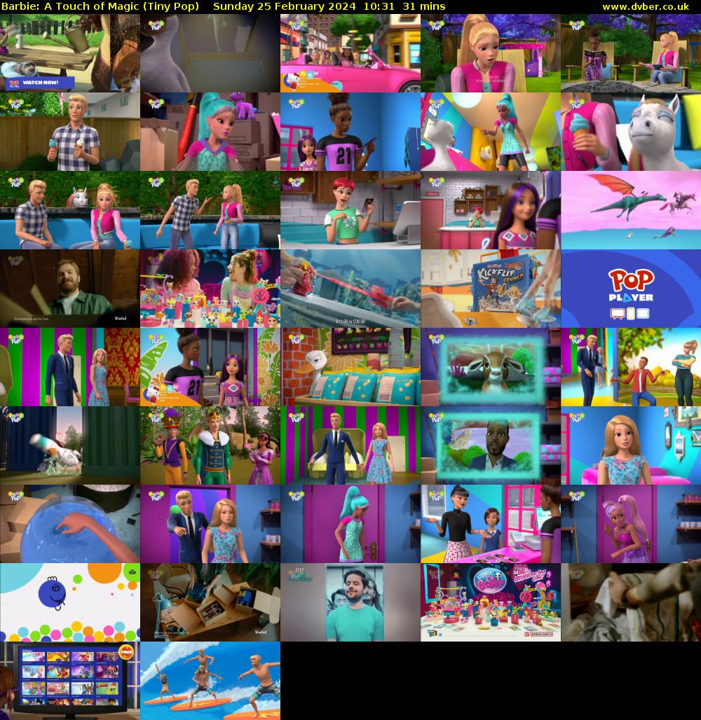 Barbie: A Touch of Magic (Tiny Pop) Sunday 25 February 2024 10:31 - 11:02