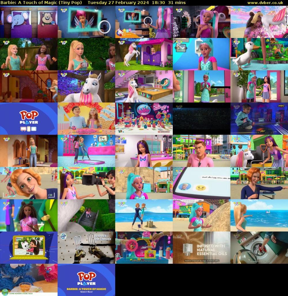 Barbie: A Touch of Magic (Tiny Pop) Tuesday 27 February 2024 18:30 - 19:01