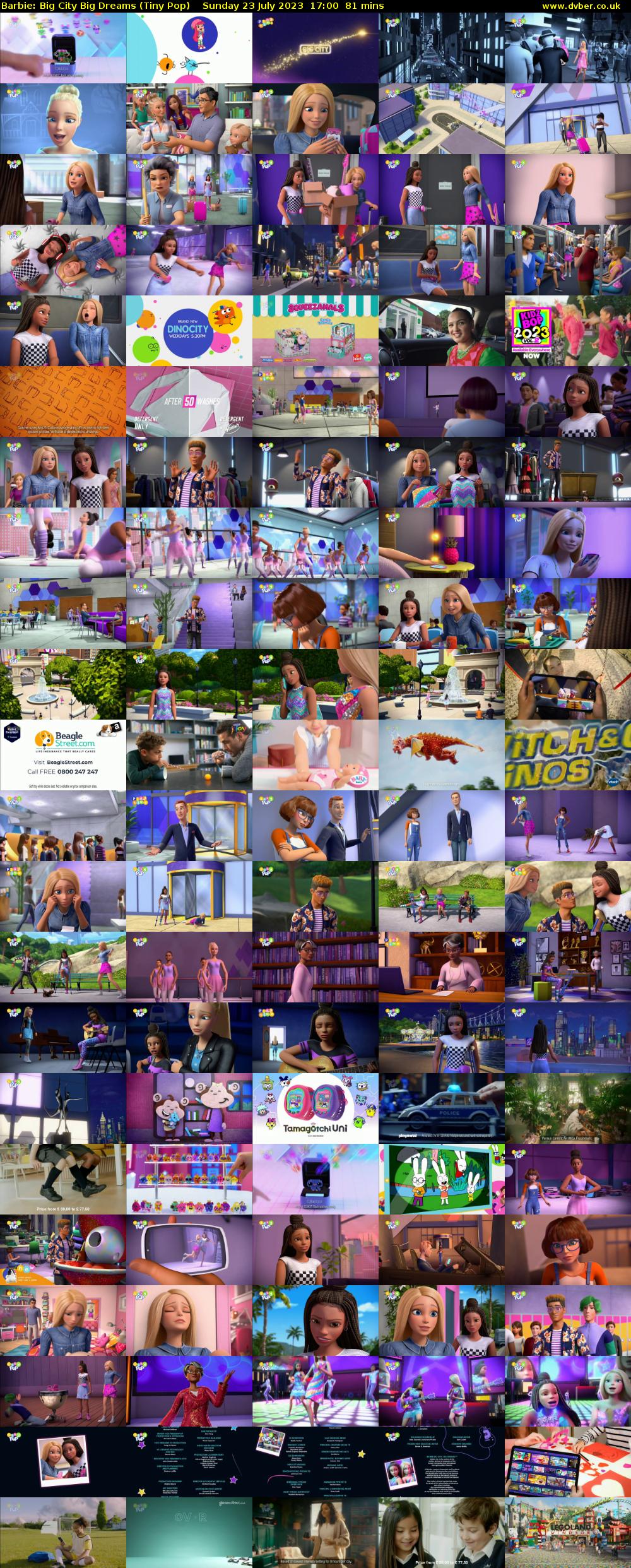 Barbie: Big City Big Dreams (Tiny Pop) Sunday 23 July 2023 17:00 - 18:21