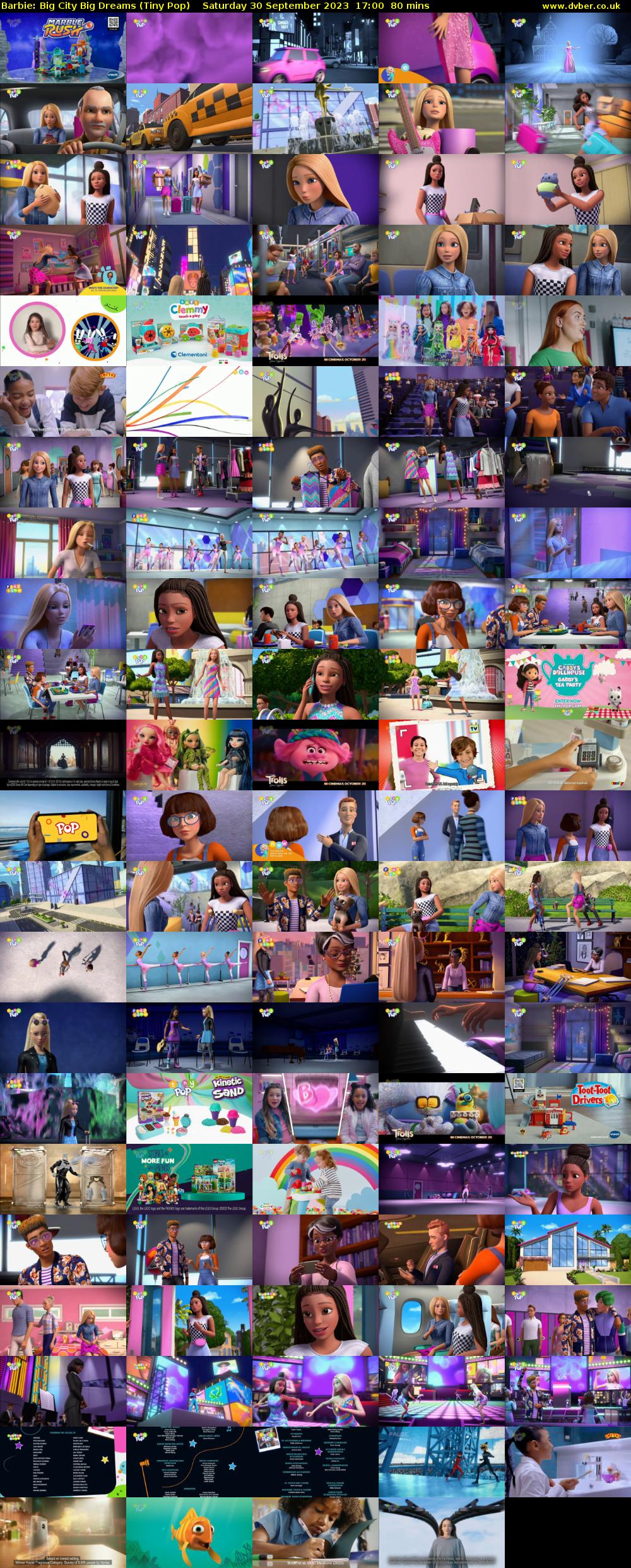 Barbie: Big City Big Dreams (Tiny Pop) Saturday 30 September 2023 17:00 - 18:20