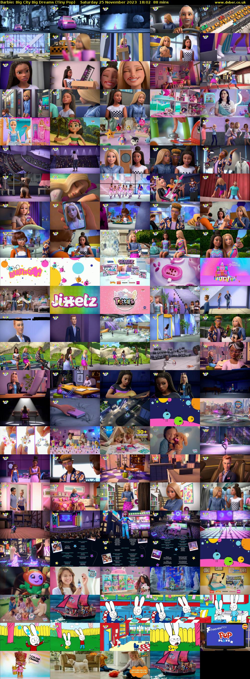 Barbie: Big City Big Dreams (Tiny Pop) Saturday 25 November 2023 18:02 - 19:30