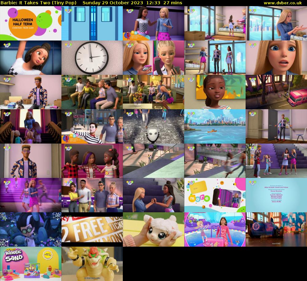 Barbie: It Takes Two (Tiny Pop) Sunday 29 October 2023 12:33 - 13:00