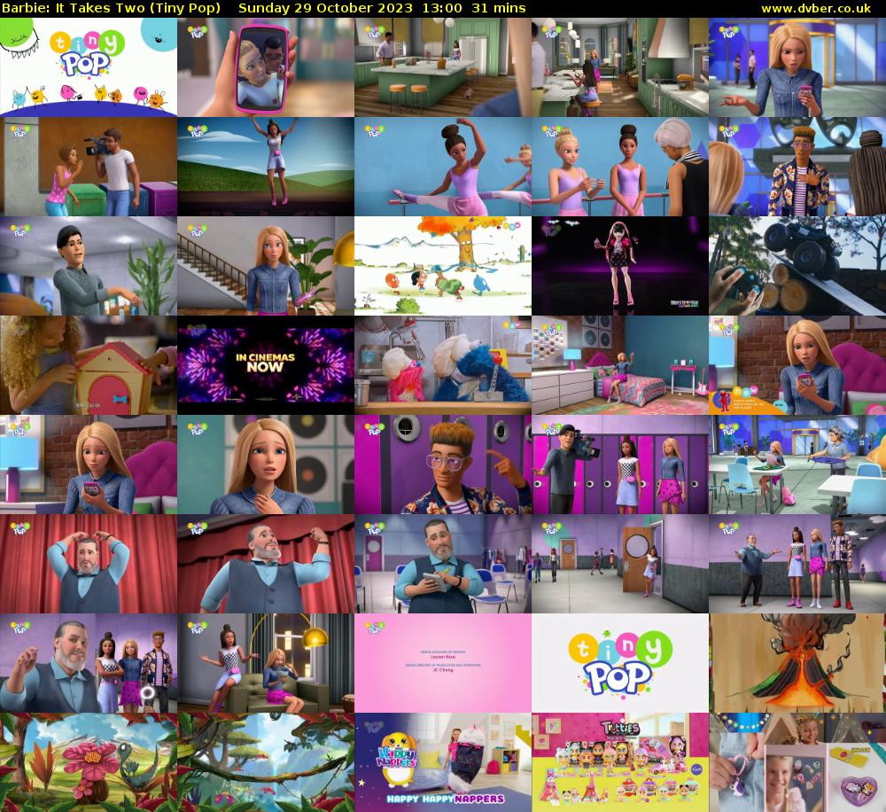 Barbie: It Takes Two (Tiny Pop) Sunday 29 October 2023 13:00 - 13:31