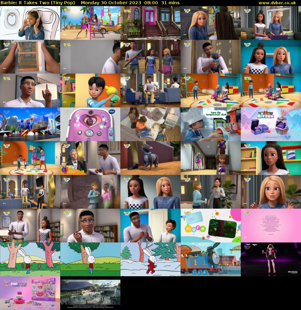 Barbie: It Takes Two (Tiny Pop) Monday 30 October 2023 08:00 - 08:31