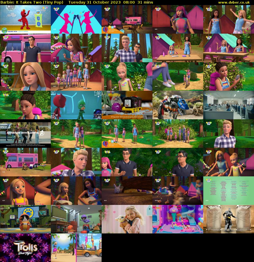 Barbie: It Takes Two (Tiny Pop) Tuesday 31 October 2023 08:00 - 08:31