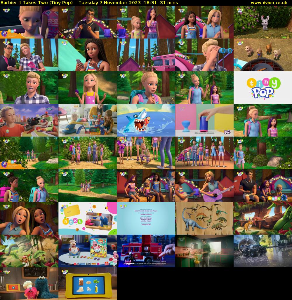 Barbie: It Takes Two (Tiny Pop) Tuesday 7 November 2023 18:31 - 19:02