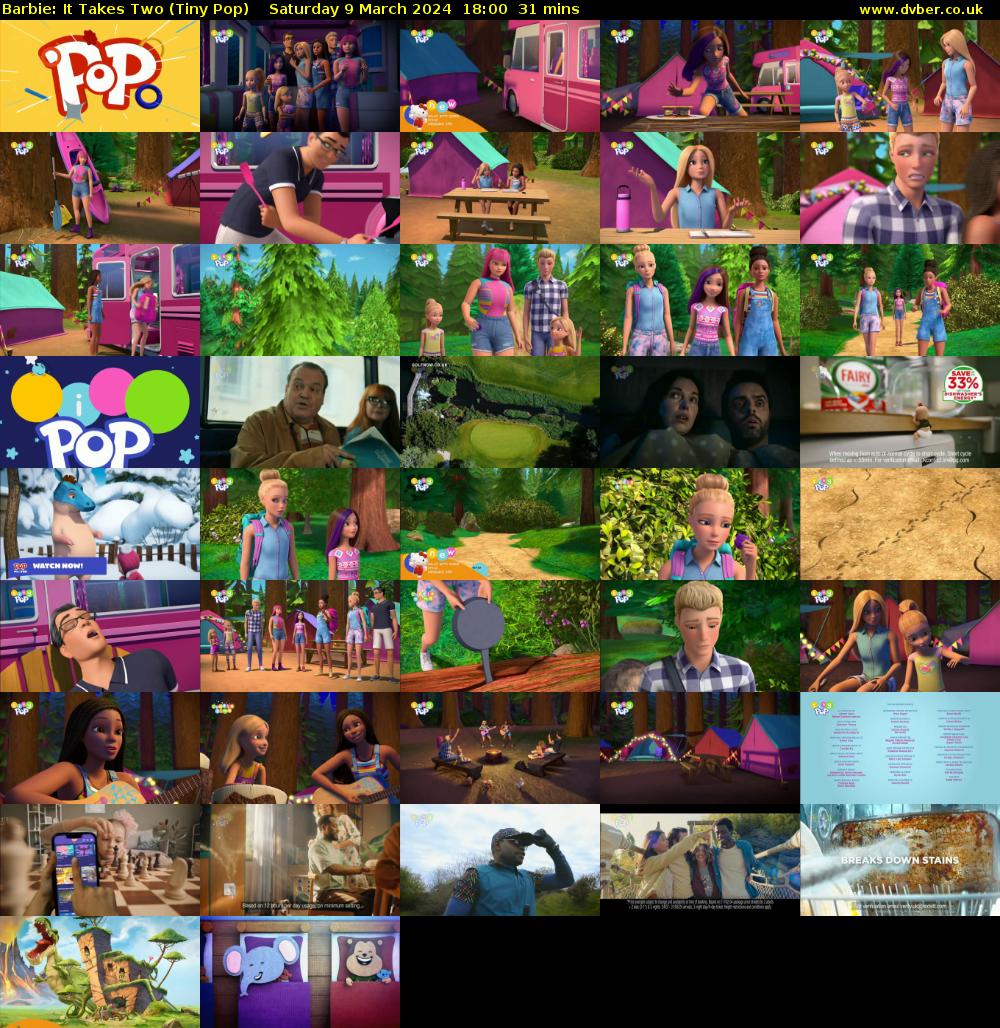 Barbie: It Takes Two (Tiny Pop) Saturday 9 March 2024 18:00 - 18:31