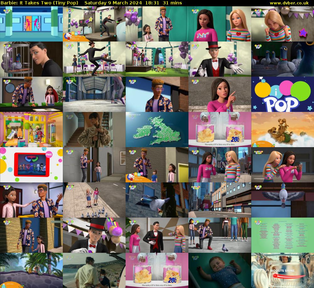 Barbie: It Takes Two (Tiny Pop) Saturday 9 March 2024 18:31 - 19:02