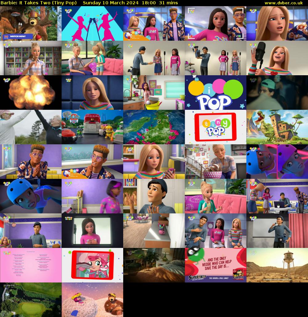 Barbie: It Takes Two (Tiny Pop) Sunday 10 March 2024 18:00 - 18:31
