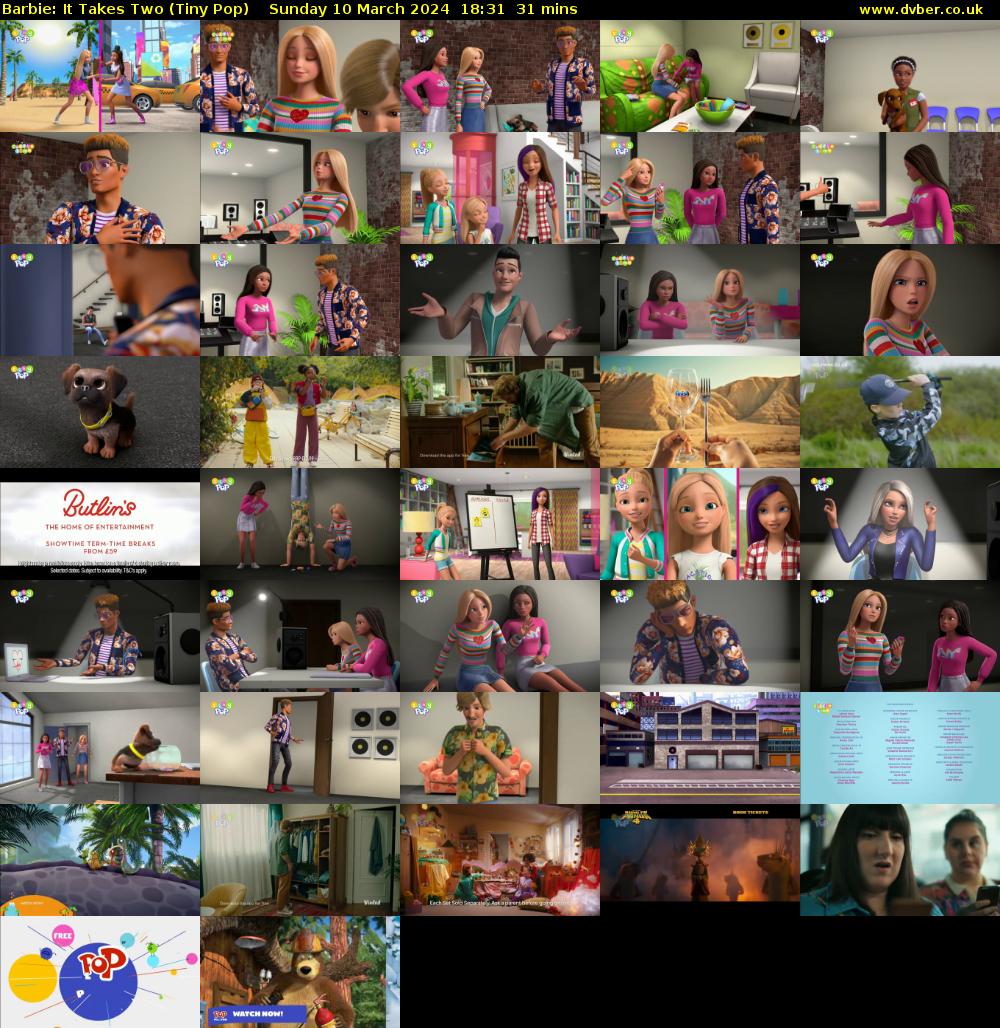 Barbie: It Takes Two (Tiny Pop) Sunday 10 March 2024 18:31 - 19:02