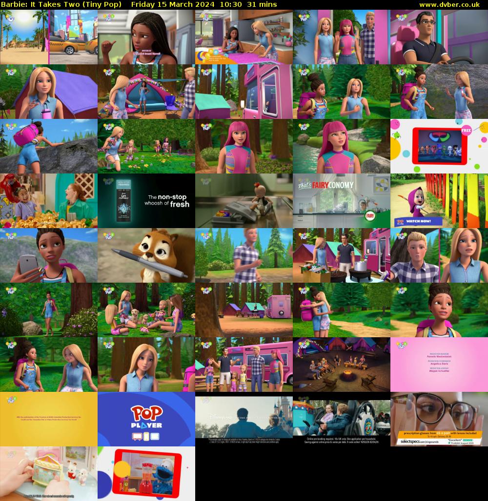 Barbie: It Takes Two (Tiny Pop) Friday 15 March 2024 10:30 - 11:01