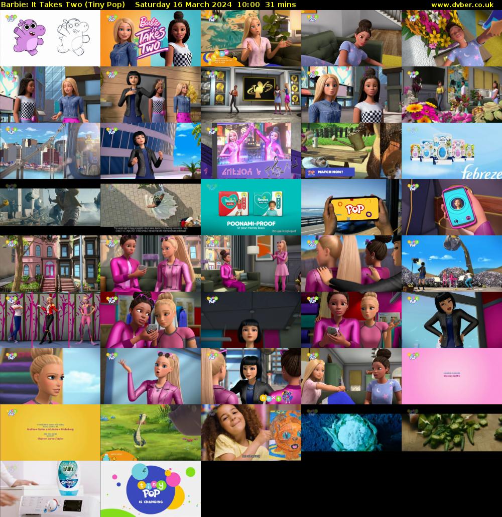 Barbie: It Takes Two (Tiny Pop) Saturday 16 March 2024 10:00 - 10:31