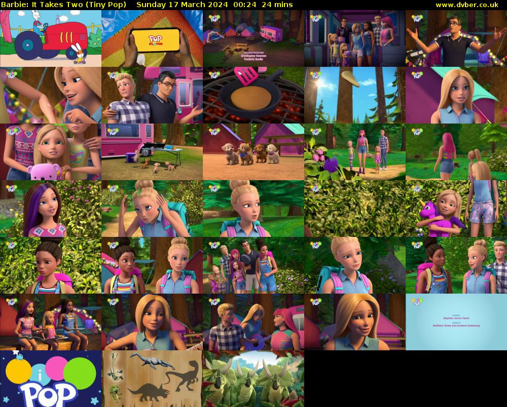 Barbie: It Takes Two (Tiny Pop) Sunday 17 March 2024 00:24 - 00:48