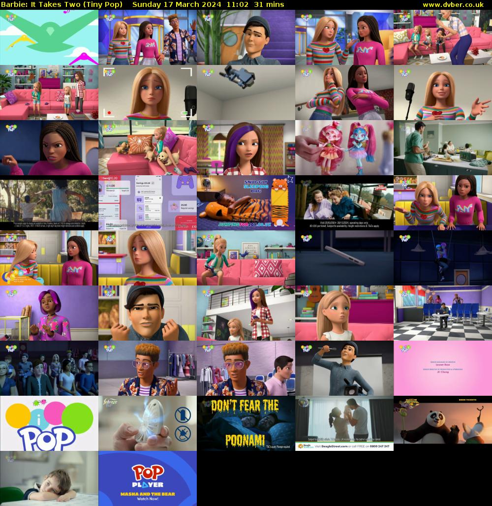 Barbie: It Takes Two (Tiny Pop) Sunday 17 March 2024 11:02 - 11:33