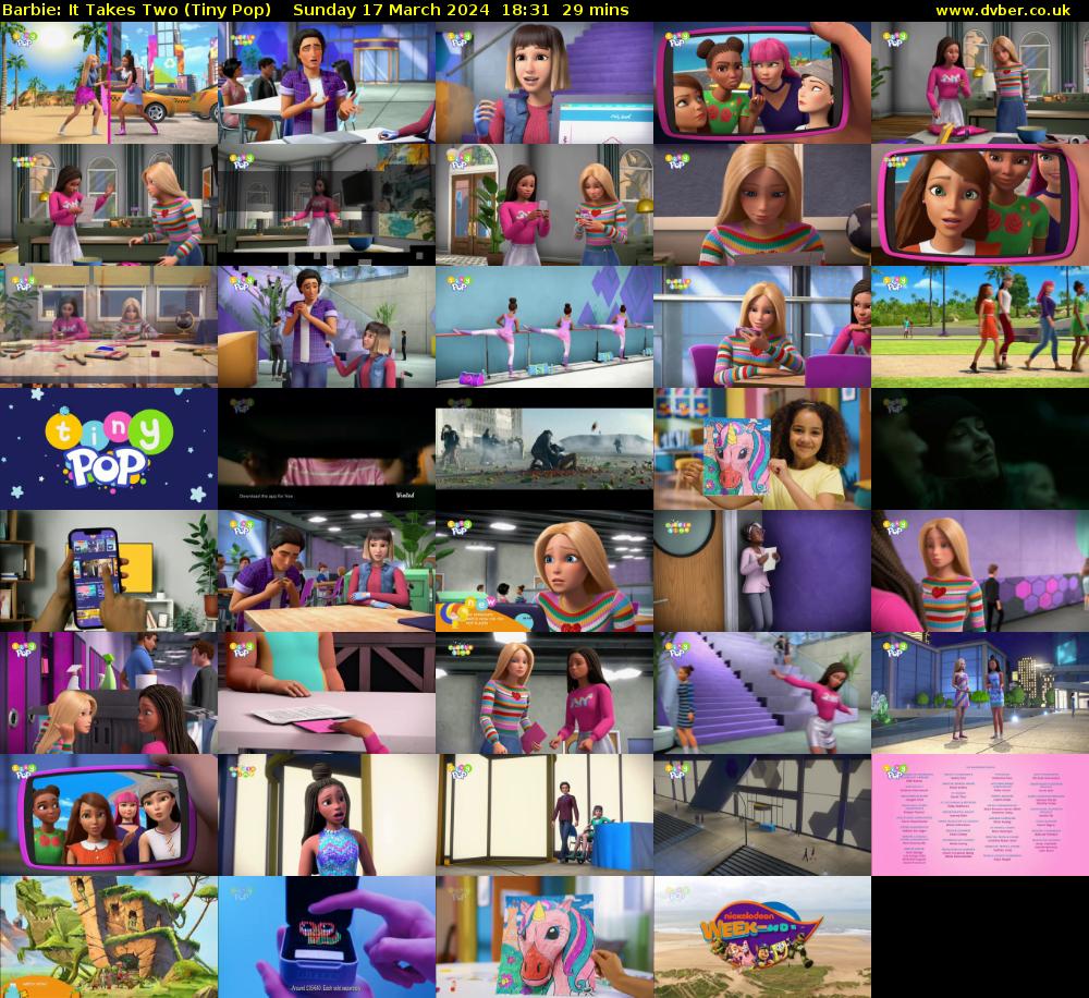 Barbie: It Takes Two (Tiny Pop) Sunday 17 March 2024 18:31 - 19:00
