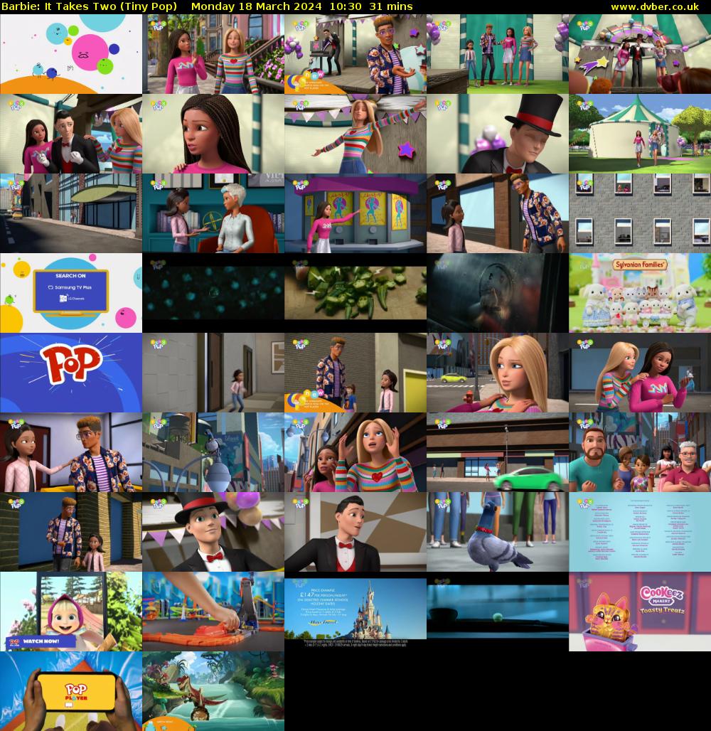 Barbie: It Takes Two (Tiny Pop) Monday 18 March 2024 10:30 - 11:01