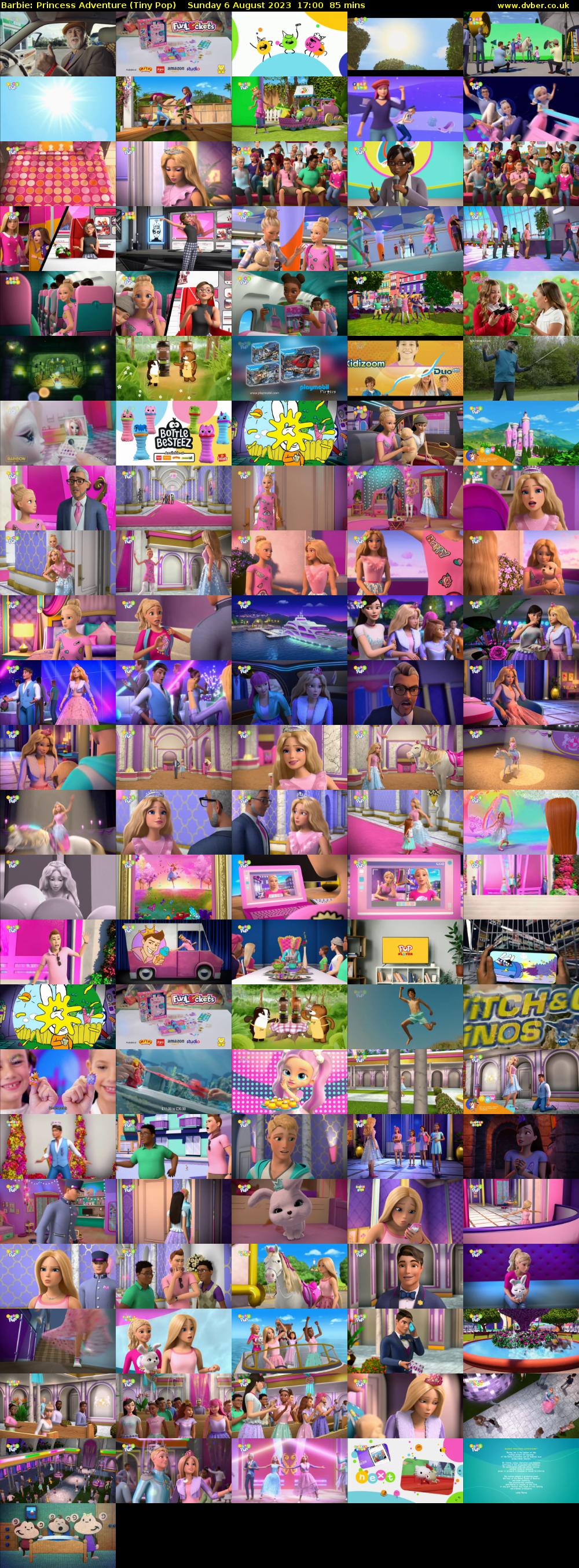 Barbie: Princess Adventure (Tiny Pop) Sunday 6 August 2023 17:00 - 18:25