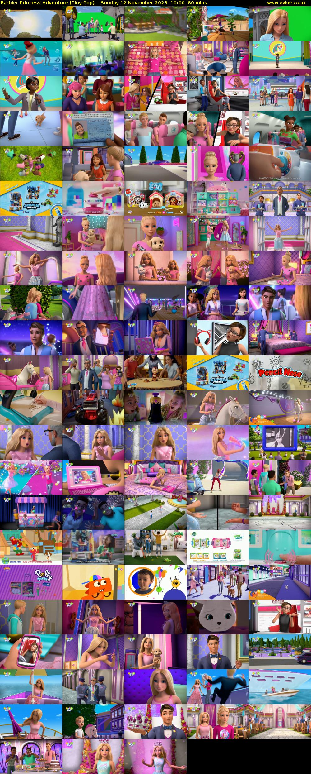 Barbie: Princess Adventure (Tiny Pop) Sunday 12 November 2023 10:00 - 11:20