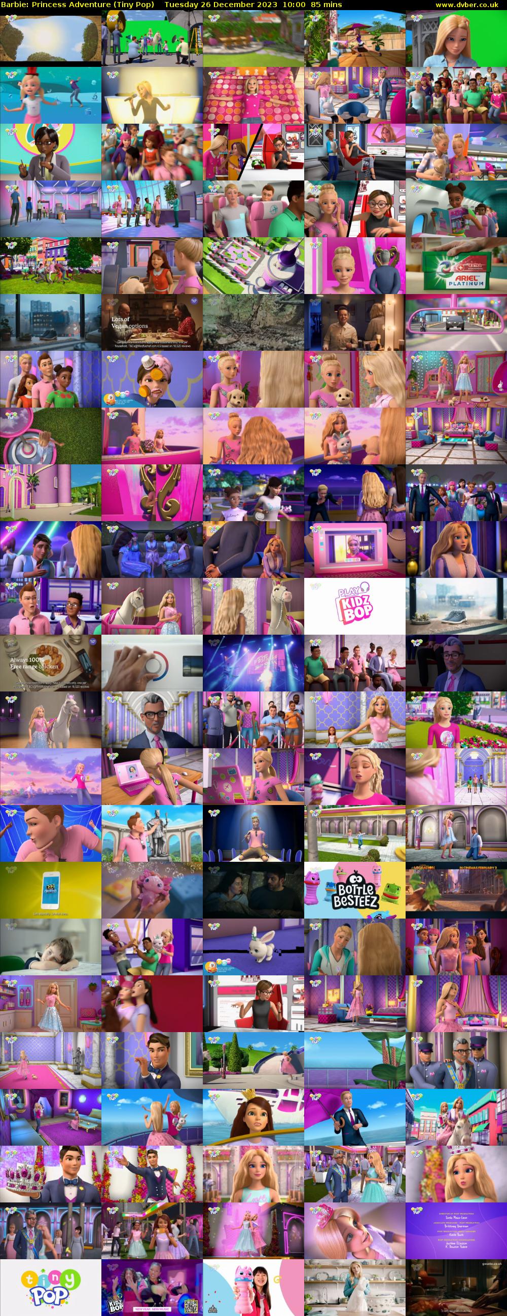 Barbie: Princess Adventure (Tiny Pop) Tuesday 26 December 2023 10:00 - 11:25