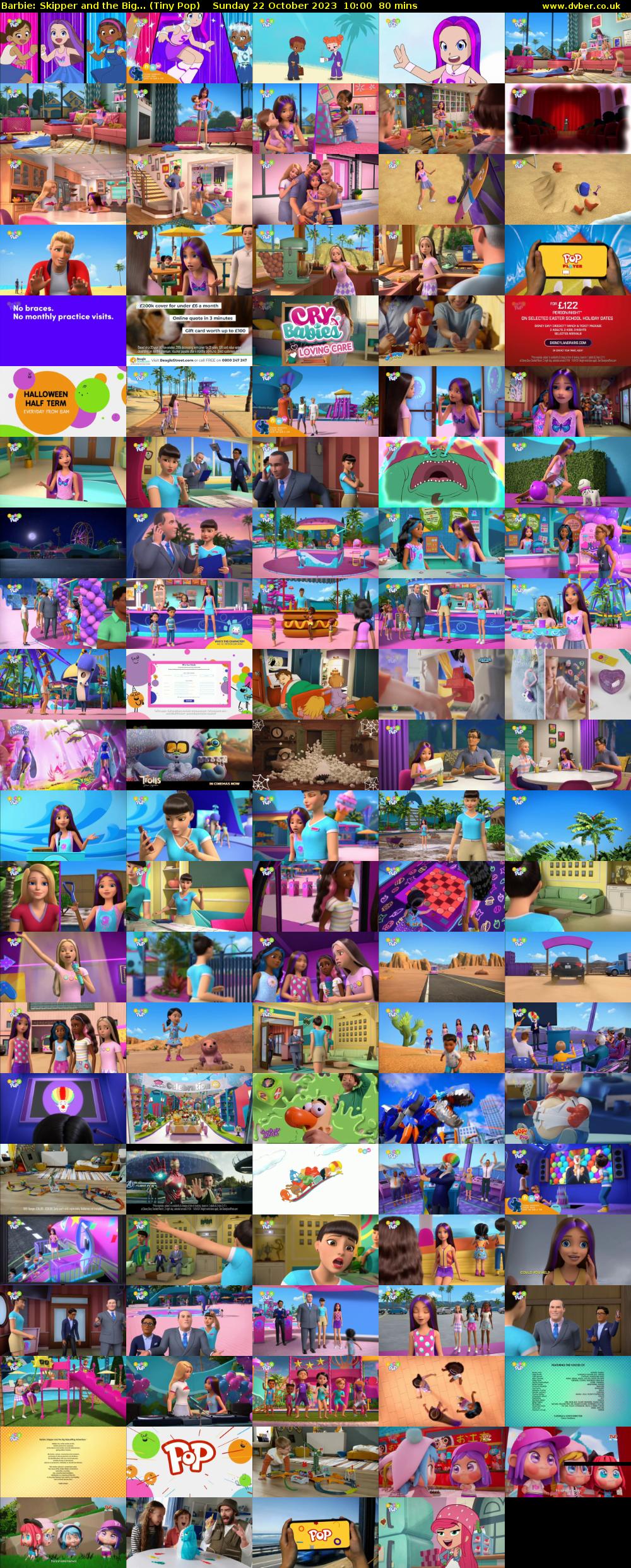 Barbie: Skipper and the Big... (Tiny Pop) Sunday 22 October 2023 10:00 - 11:20
