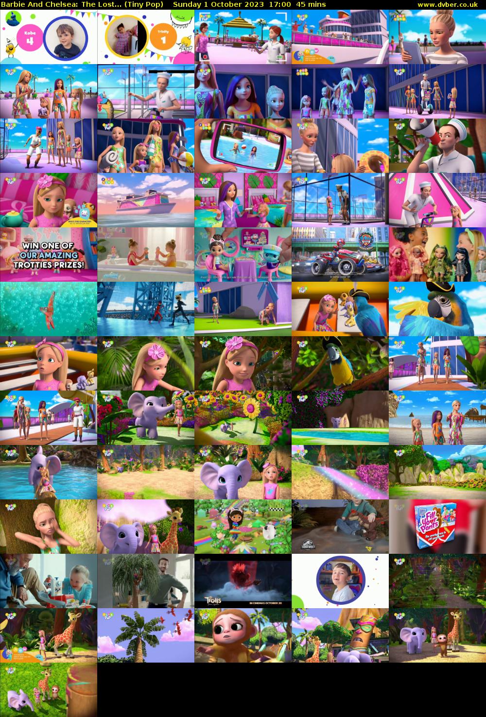 Barbie And Chelsea: The Lost... (Tiny Pop) Sunday 1 October 2023 17:00 - 17:45