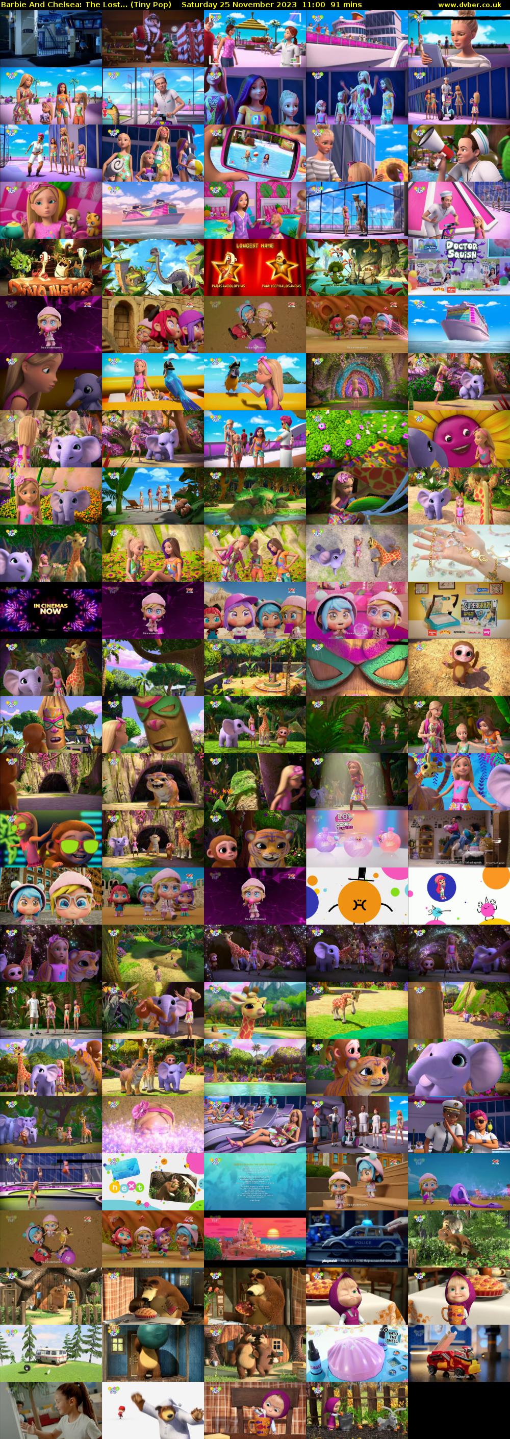 Barbie And Chelsea: The Lost... (Tiny Pop) Saturday 25 November 2023 11:00 - 12:31