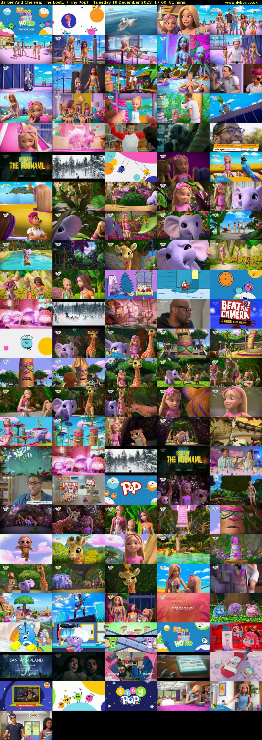 Barbie And Chelsea: The Lost... (Tiny Pop) Tuesday 19 December 2023 17:00 - 18:31