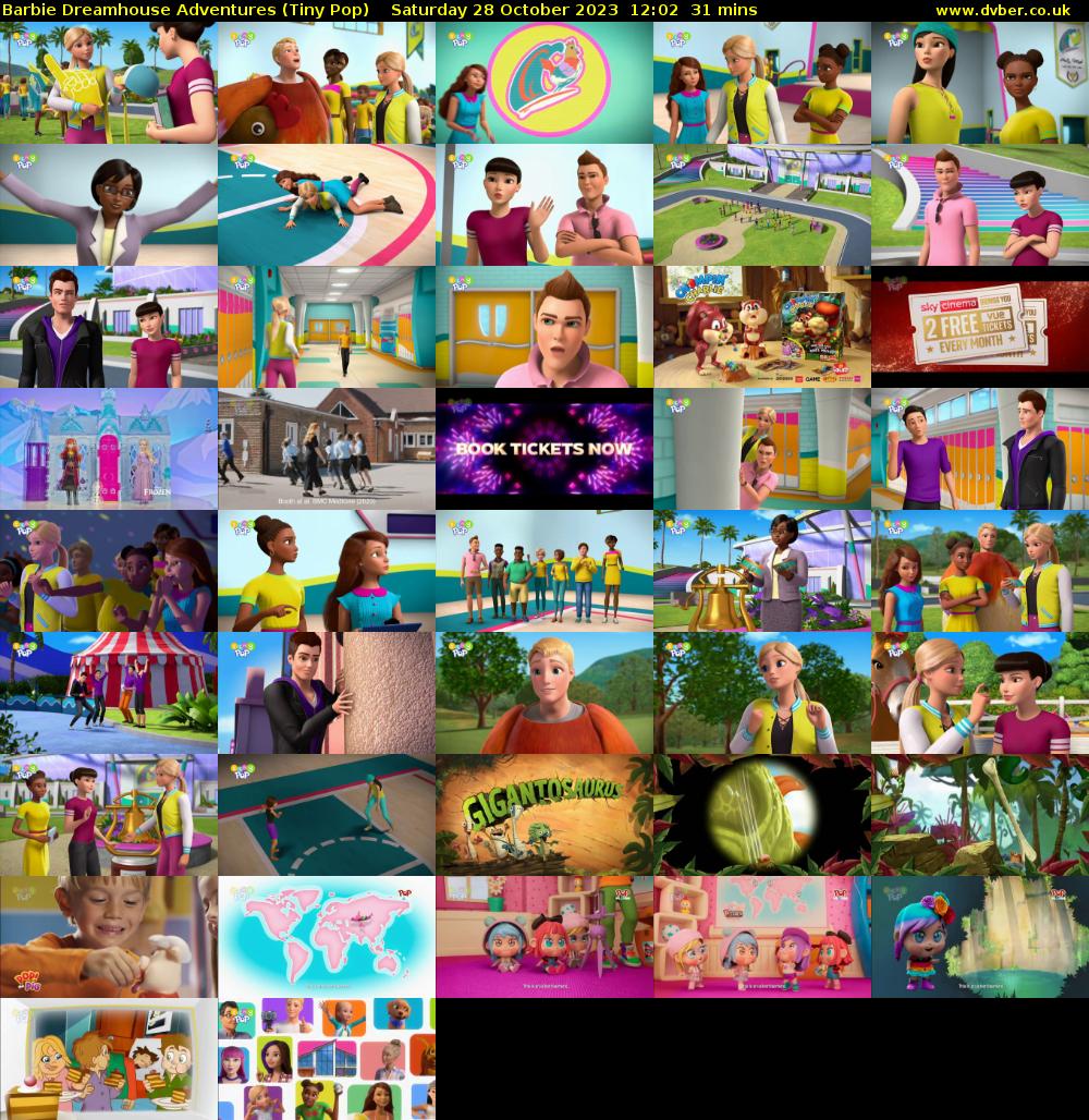 Barbie Dreamhouse Adventures (Tiny Pop) Saturday 28 October 2023 12:02 - 12:33