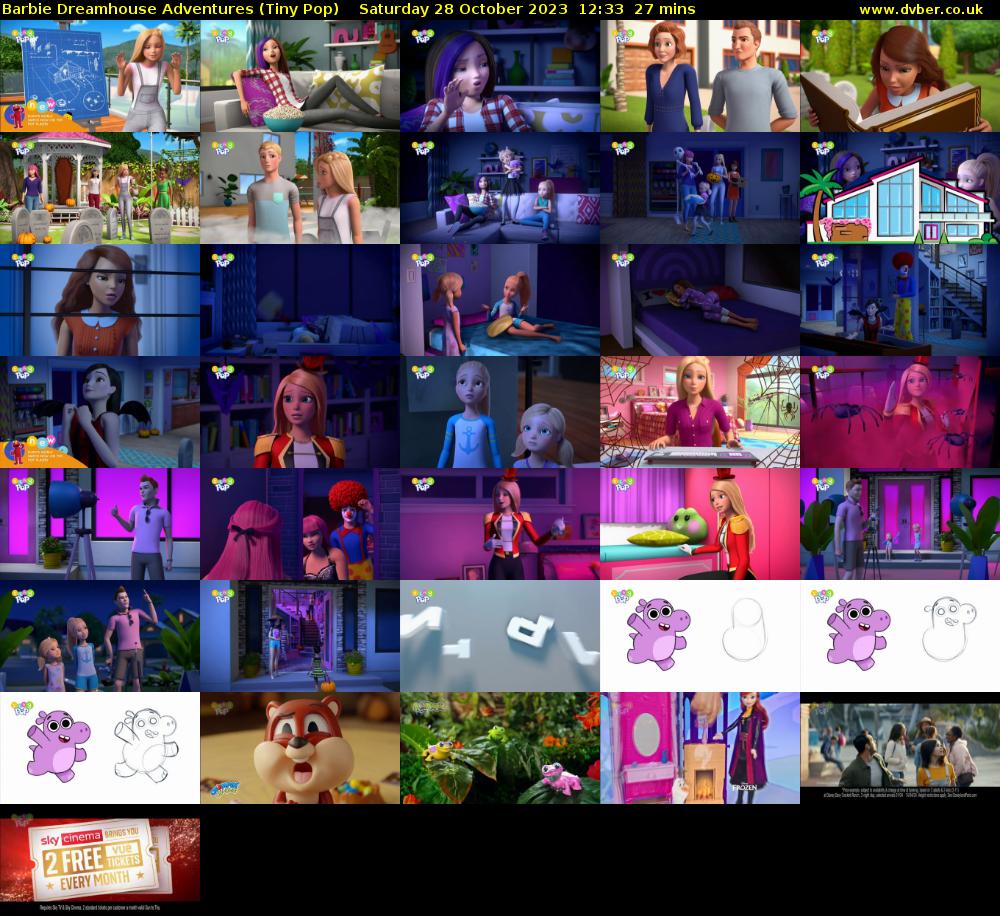 Barbie Dreamhouse Adventures (Tiny Pop) Saturday 28 October 2023 12:33 - 13:00